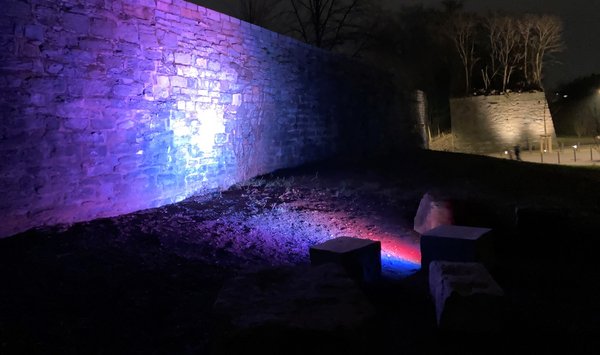 Akzentuierende Wall Beleuchtung