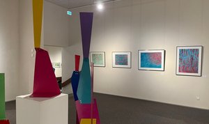 Führung durch die Ausstellung von Richard A. Cox im Museum Wilhelm Morgner