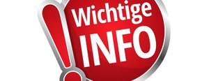 Schild Eilmeldung wichtige Info.