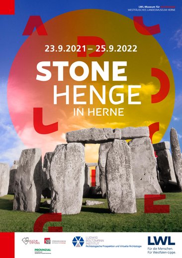 Austellungsplakat Stone Henge in Herne