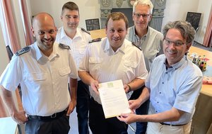 Neue Führung der Soester Feuerwehr ist mit stellvertretendem Leiter Jan Marc Colmsee wieder komplett