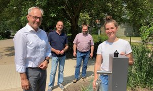 Vorstellung Trinkwasserspender in der Gräfte.