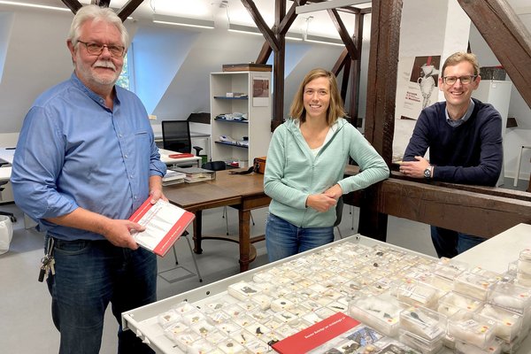 Dr. Walter Melzer, Julia Ricken und Olaf Steinbicker.