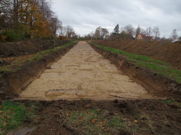 Grabung am Gelände des geplanten Süd Carrées