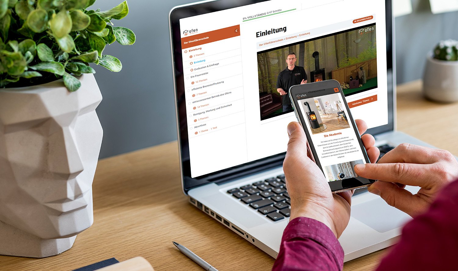 Der „Ofenführerschein“ hilft beim klimaschonenden Heizen mit Holz