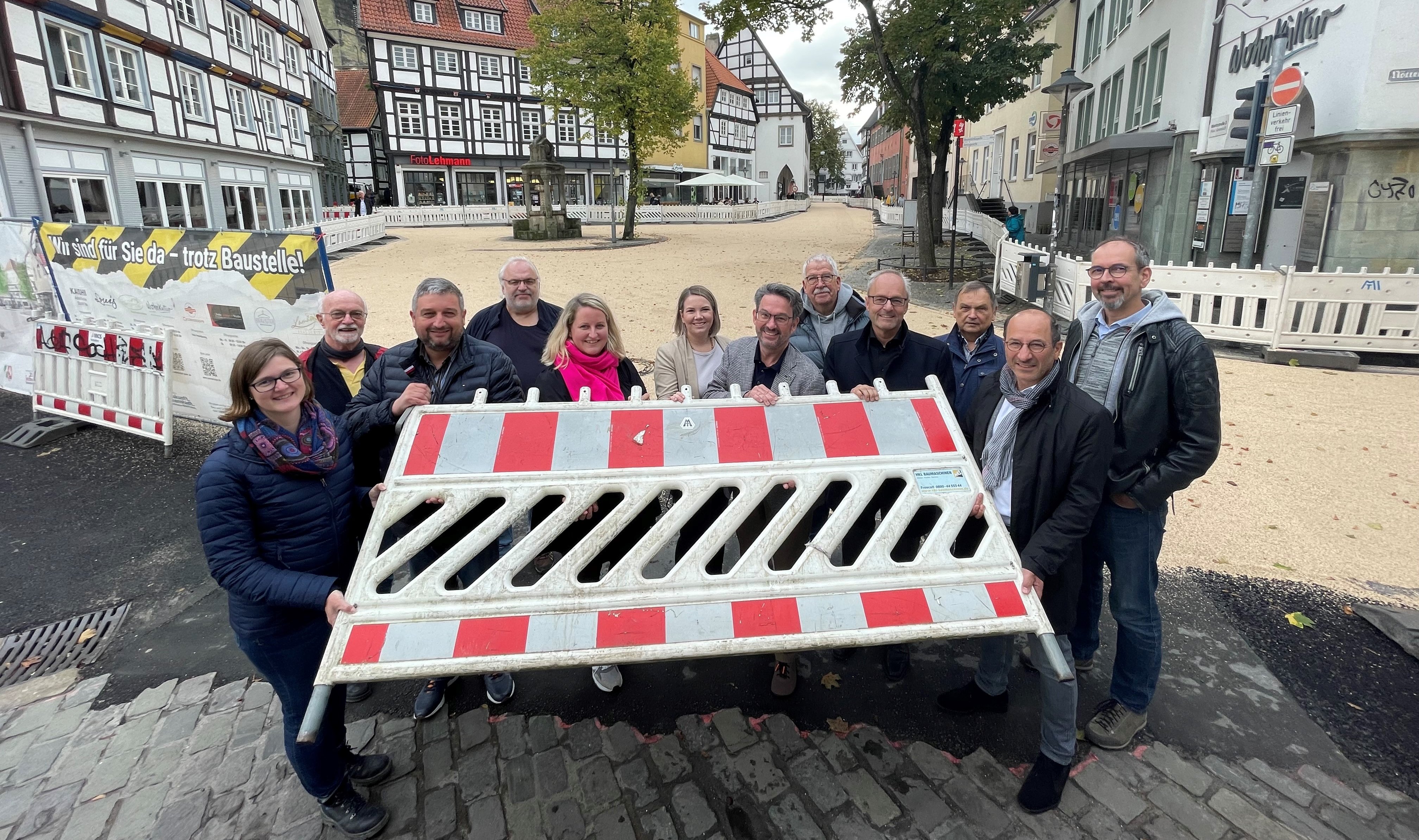 Freigabe der neuen Marktstraße