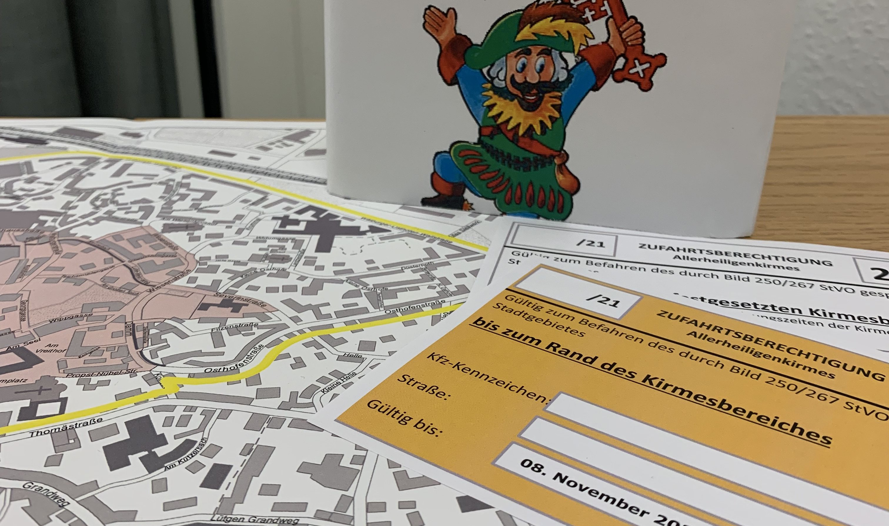 Ausnahmegenehmigung für die Allerheiligenkirmes